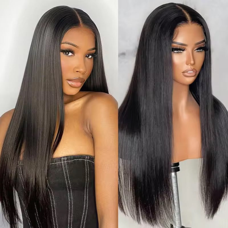 Straight Brazilian Virgin Hair Lace Front Wig - HD Lace