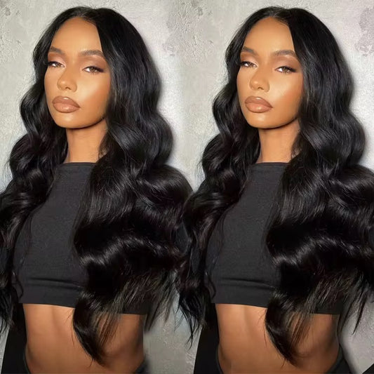 Body Wave Brazilian Virgin Hair Lace Front Wig - Transparent Lace