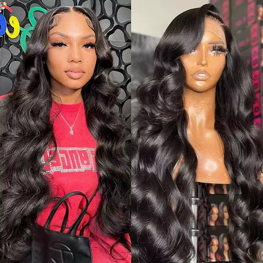 Loose Wave Brazilian Virgin Hair Lace Front Wig - HD Lace